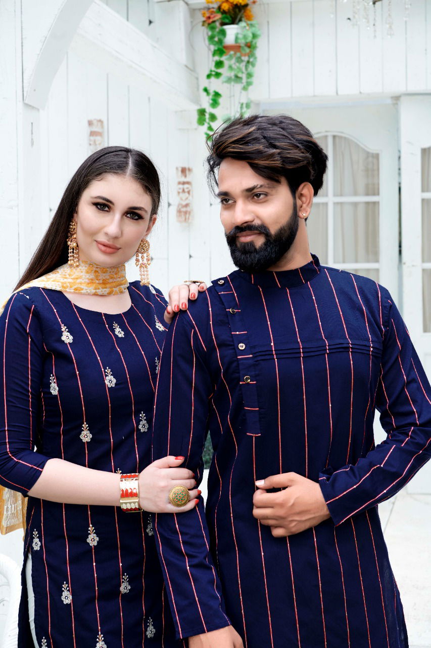 Ram Leela 3 Exclusive Designer Festive Wear Cotton Stylish Couple Latest Collection